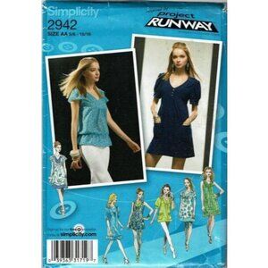 Simplicity Sewing Pattern 2942 Mini Dress Tunic To